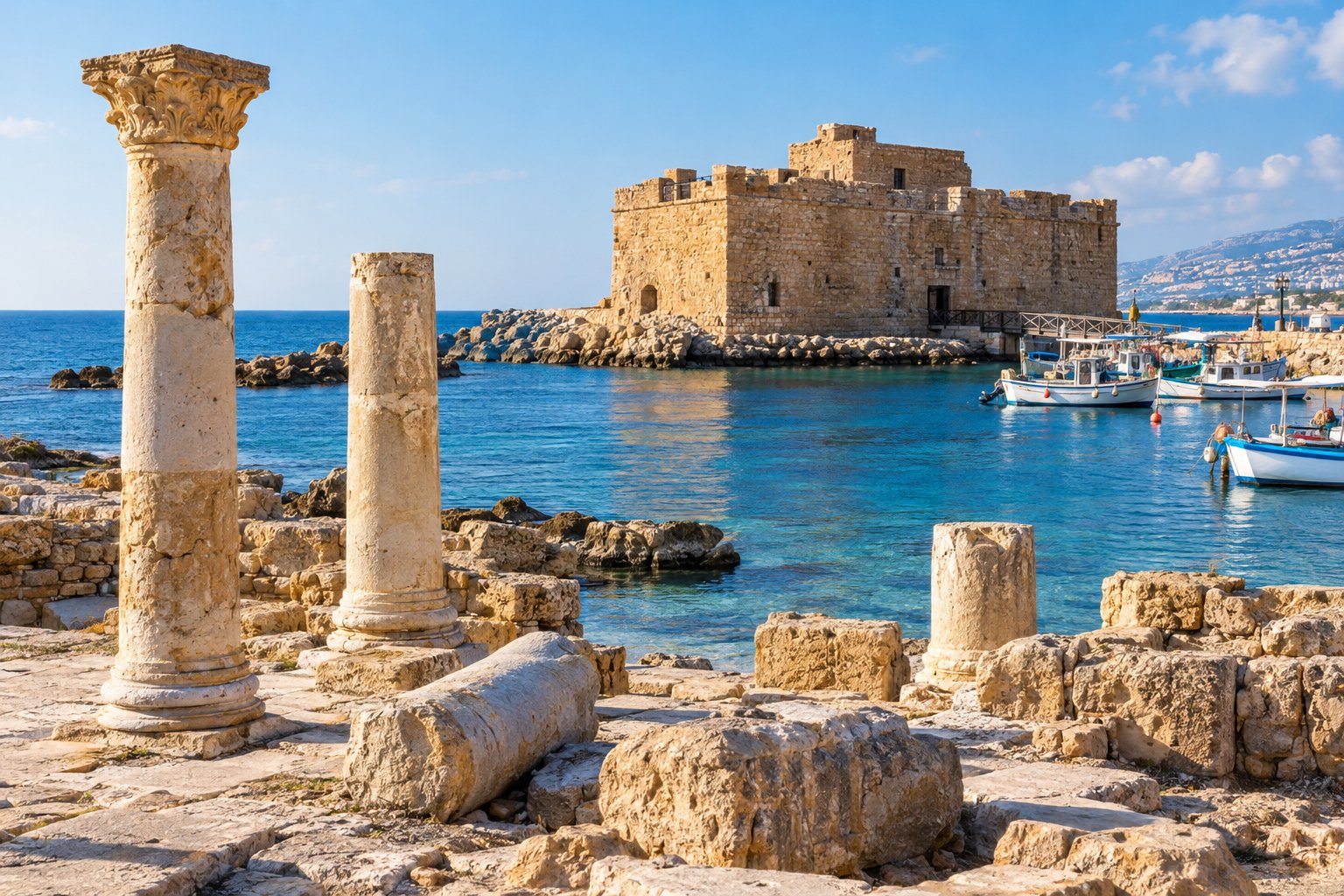 Parque Arqueológico de Kato Paphos y Castillo